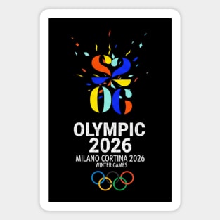 Olympic 2026 | Milan Cortina Winter Sports Magnet